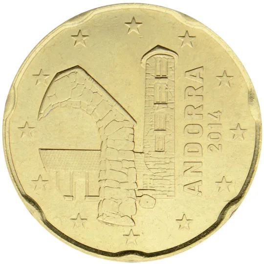 Andorre — 20 centimes (Série 1)