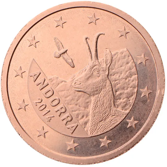 Andorre — 2 centimes (Série 1)