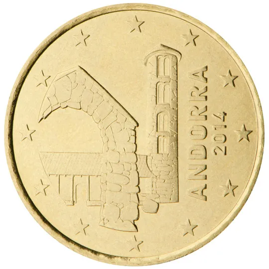 Andorre — 50 centimes (Série 1)