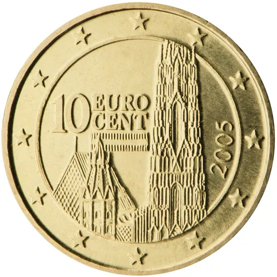 Autriche — 10 centimes (Série 1)