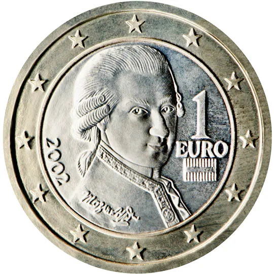 Autriche — 1 euro (Série 1)