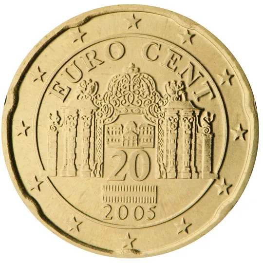 Autriche — 20 centimes (Série 1)