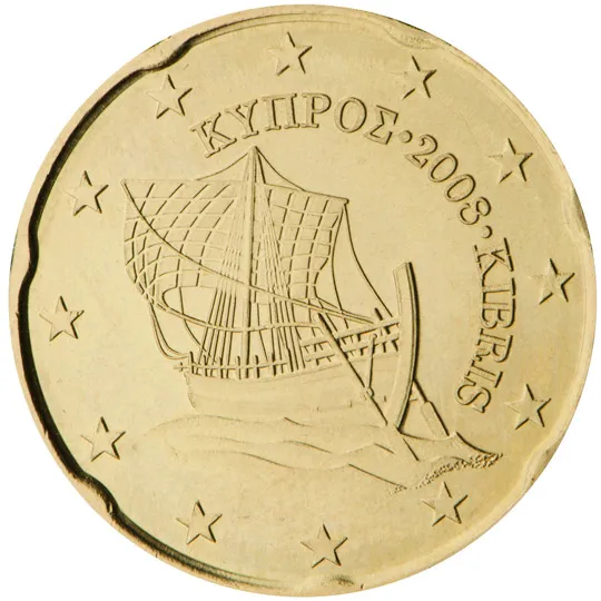 Chypre — 20 centimes (Série 1)
