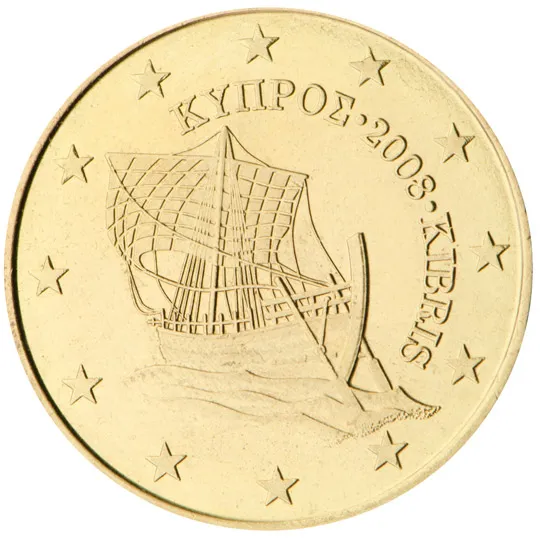 Chypre — 50 centimes (Série 1)