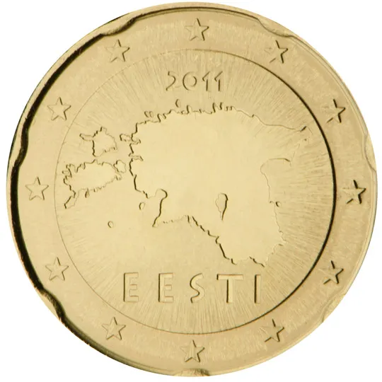Estonie — 20 centimes (Série 1)