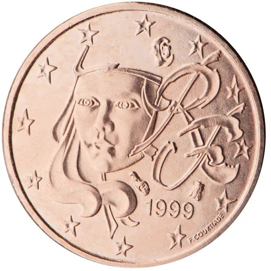 France — 1 centime (Série 2)