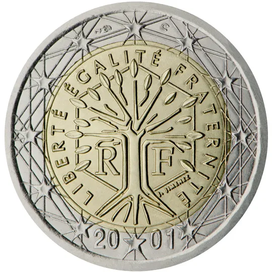 France — 2 euros (Série 1)