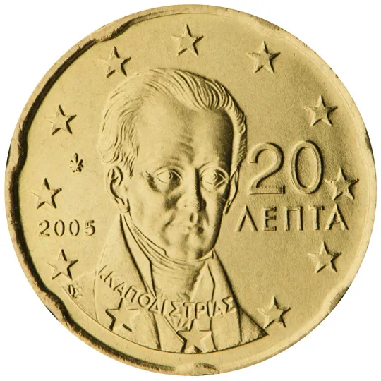 Grèce — 20 centimes (Série 1)