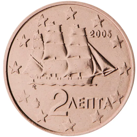 Grèce — 2 centimes (Série 1)