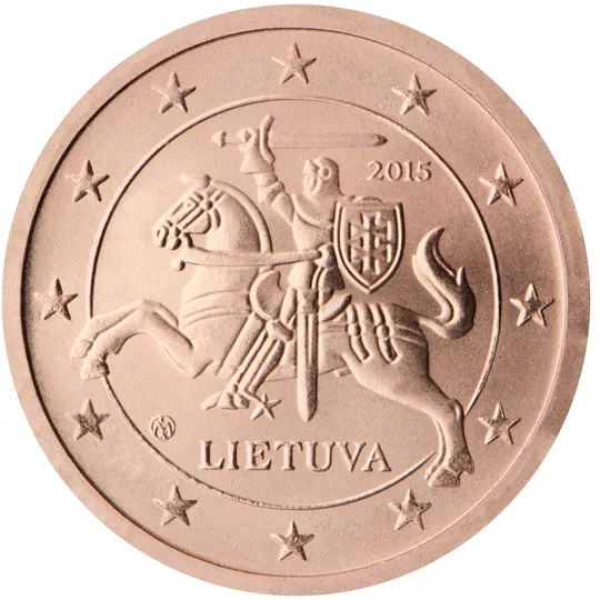 Lituanie — 2 centimes (Série 1)