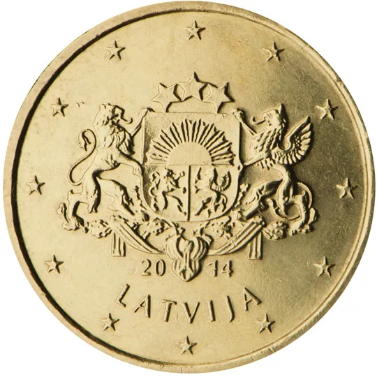Lettonie — 10 centimes (Série 1)