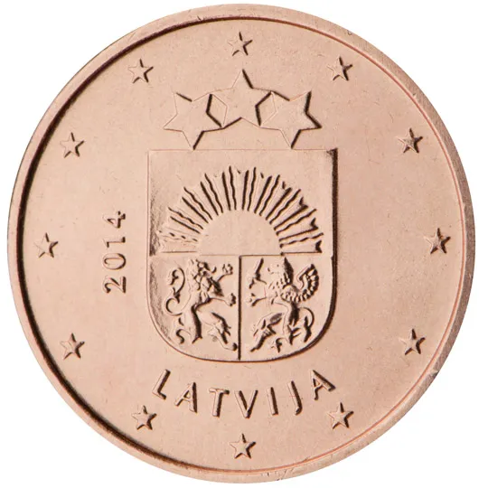 Lettonie — 1 centime (Série 1)