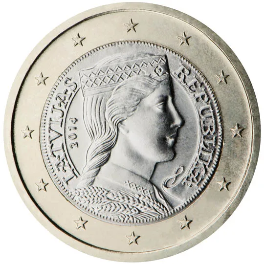 Lettonie — 1 euro (Série 1)