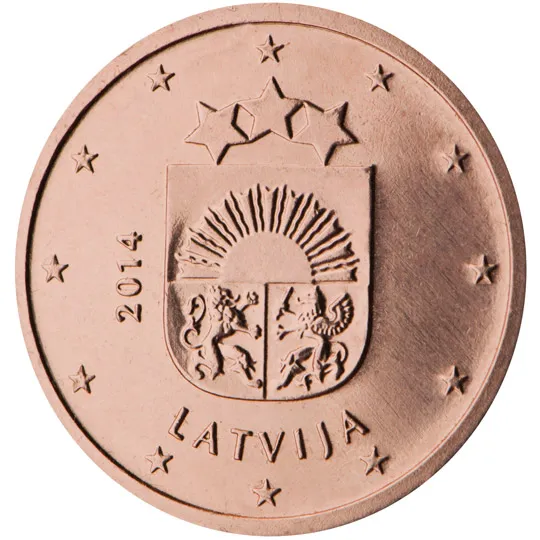 Lettonie — 2 centimes (Série 1)