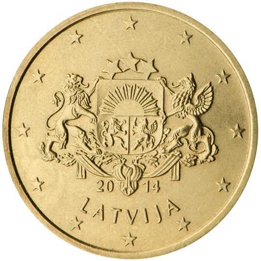 Lettonie — 50 centimes (Série 1)