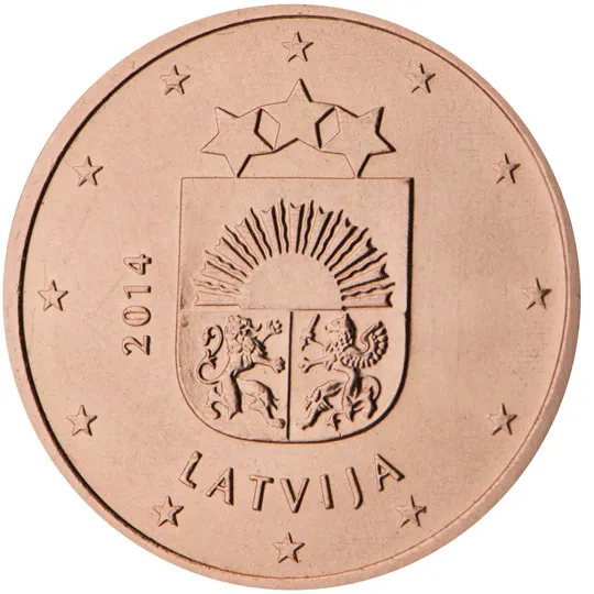 Lettonie — 5 centimes (Série 1)