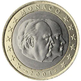 Monaco — 1 euro (Série 1)