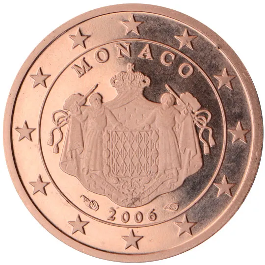 Monaco — 2 centimes (Série 2)
