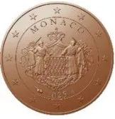 Monaco — 2 centimes (Série 3)