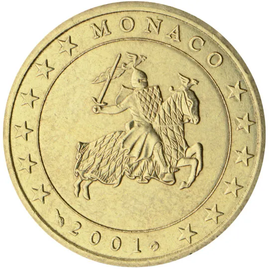 Monaco — 50 centimes (Série 1)