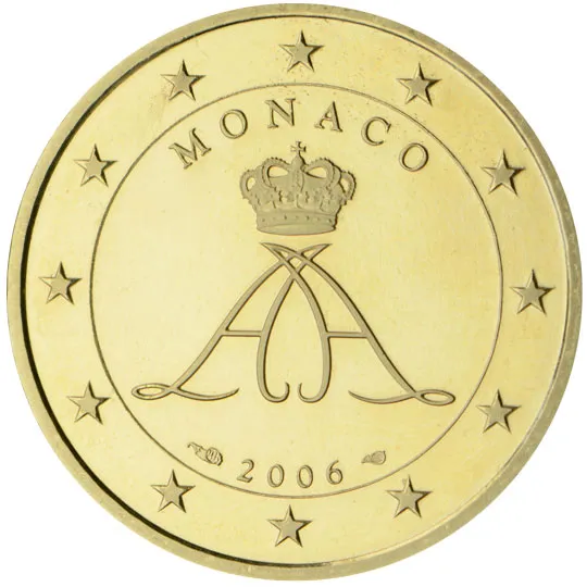 Monaco — 50 centimes (Série 2)