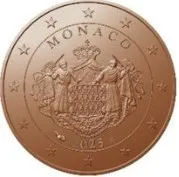 Monaco — 5 centimes (Série 3)