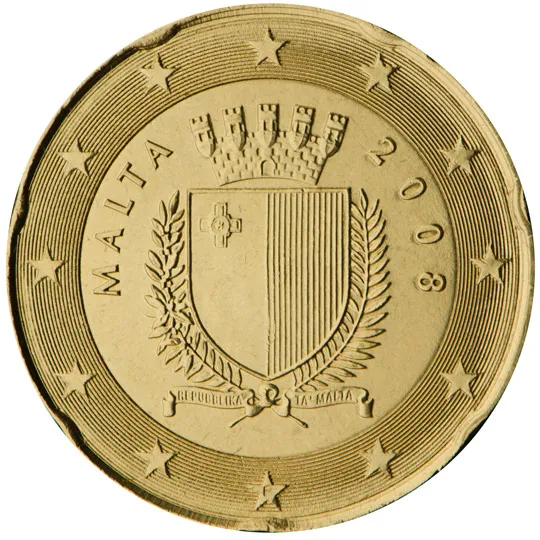 Malte — 20 centimes (Série 1)