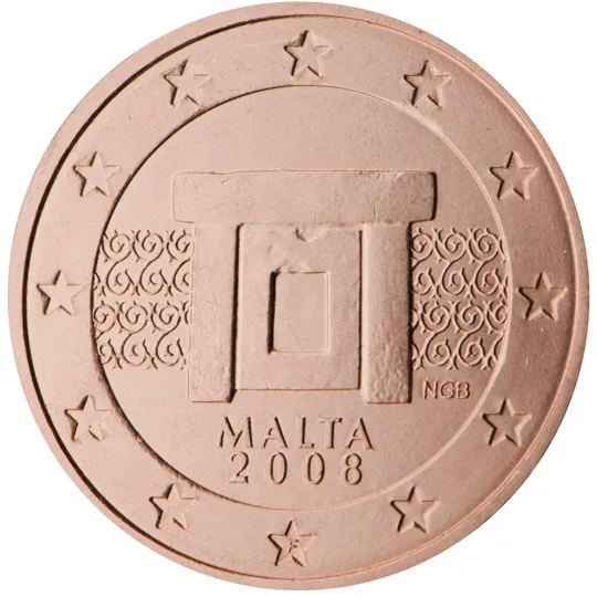 Malte — 2 centimes (Série 1)