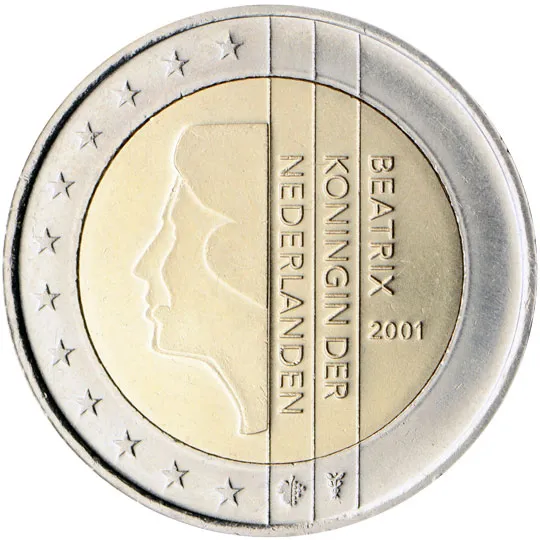 Pays-Bas — 2 euros (Série 1)
