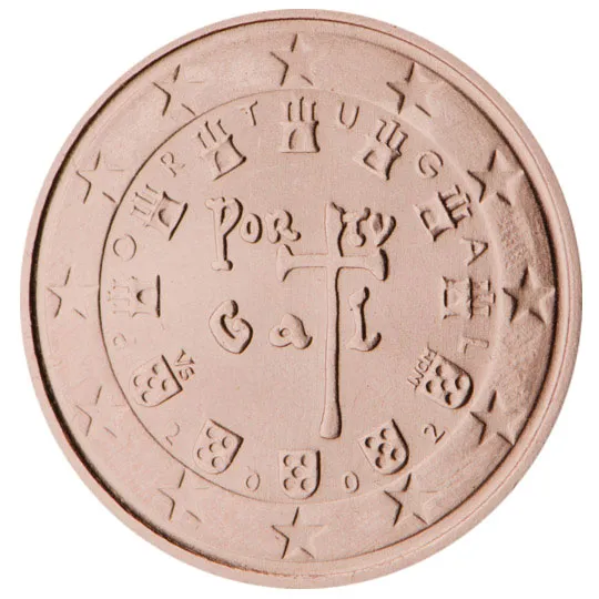 Portugal — 2 centimes (Série 1)