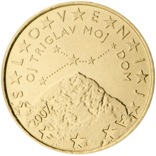 Slovénie — 50 centimes (Série 1)