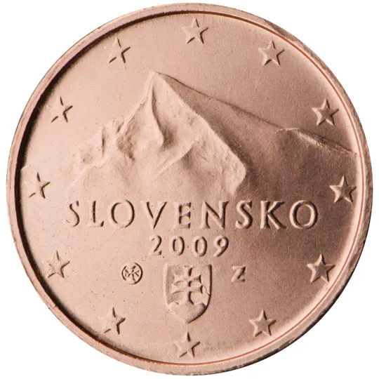 Slovaquie — 2 centimes (Série 1)