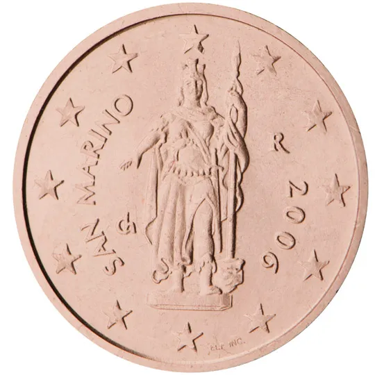 Saint-Marin — 2 centimes (Série 1)