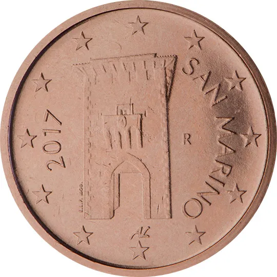 Saint-Marin — 2 centimes (Série 2)