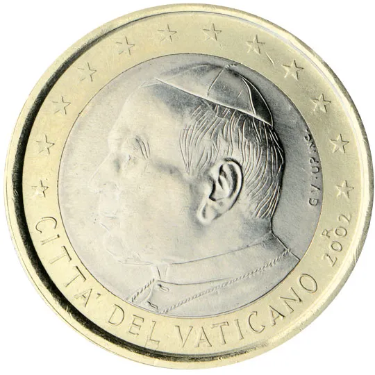 État de la Cité du Vatican — 1 euro (Série 1)