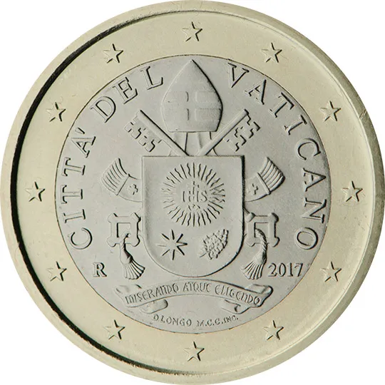 État de la Cité du Vatican — 1 euro (Série 5)