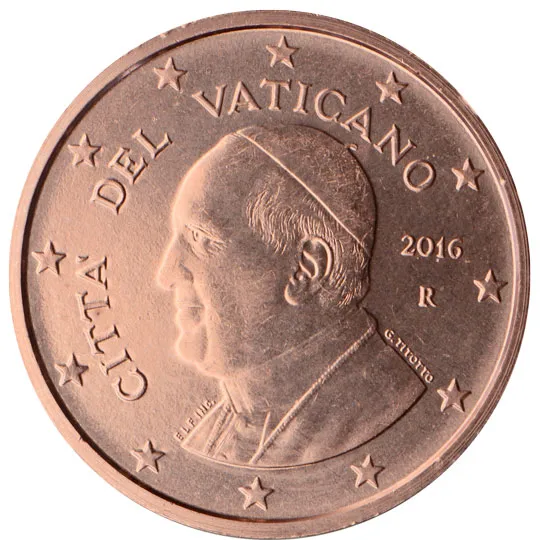 État de la Cité du Vatican — 2 centimes (Série 4)