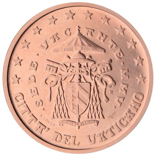 État de la Cité du Vatican — 2 centimes (Série 2)