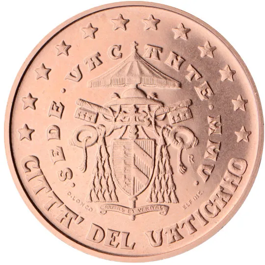 État de la Cité du Vatican — 5 centimes (Série 2)